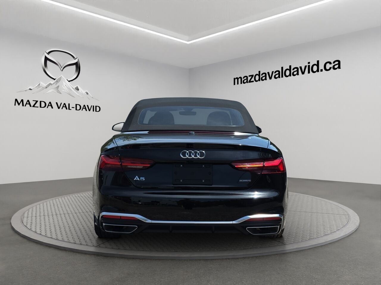 Audi A5 cabriolet Progressiv 45 TFSI quattro, S-LINE, Navigation, Détecteur d'angles morts 2023 Noir Val-David - photo #19