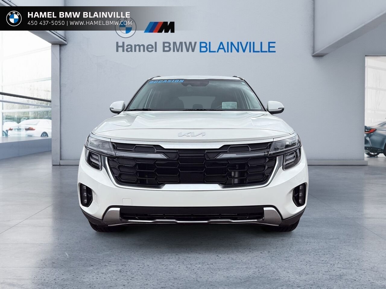 Kia Seltos SX TI avec intérieur noir 2025 Blanc Blainville - photo #1