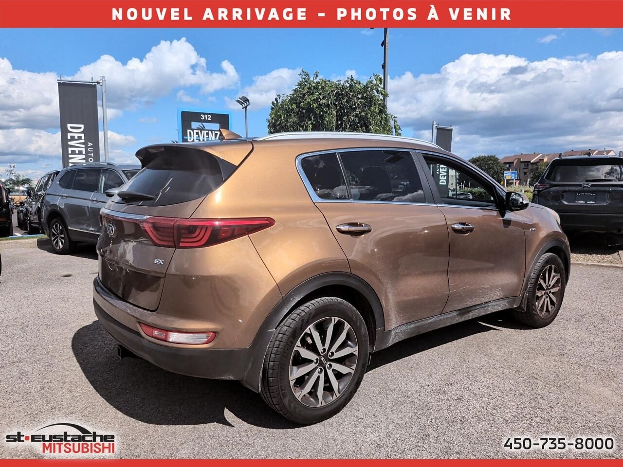 Kia Sportage 2017 Brun Saint-Eustache - photo #2