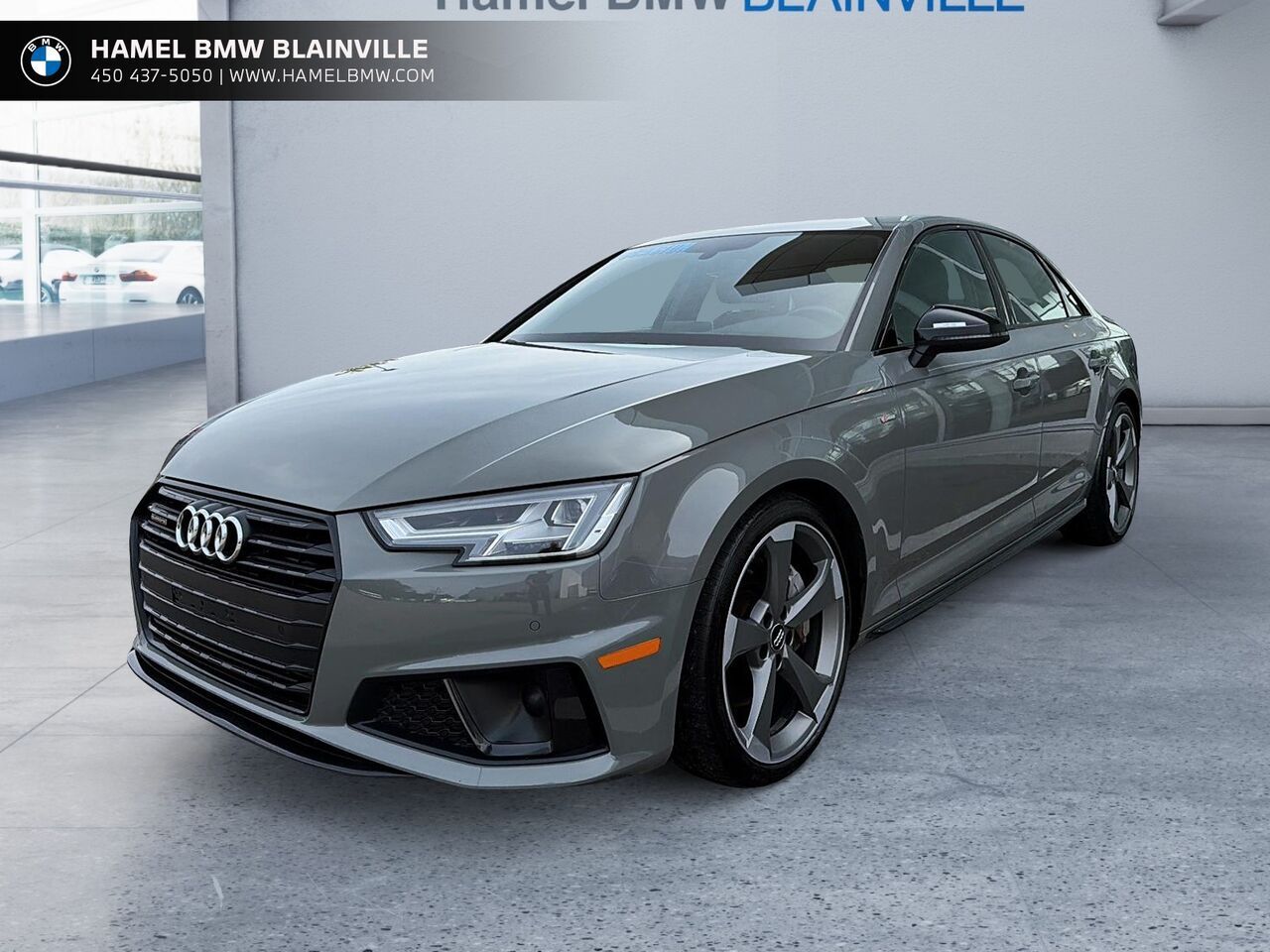 Gray 2019 Audi A4 Sedan Automatic