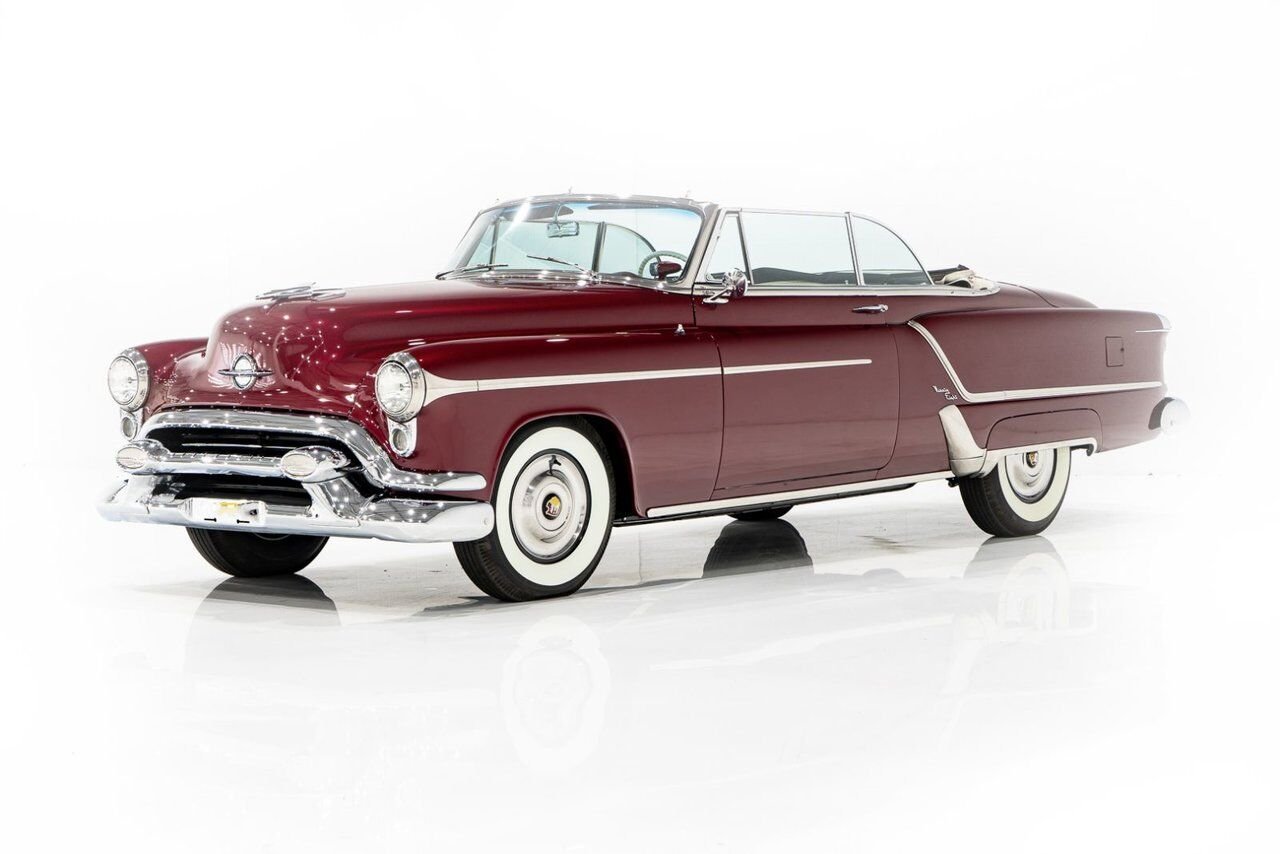 1953 Oldsmobile 98 PRIX EN USD | Convertible Beautifully Presented from complete Restoration Red Montreal - photo #0