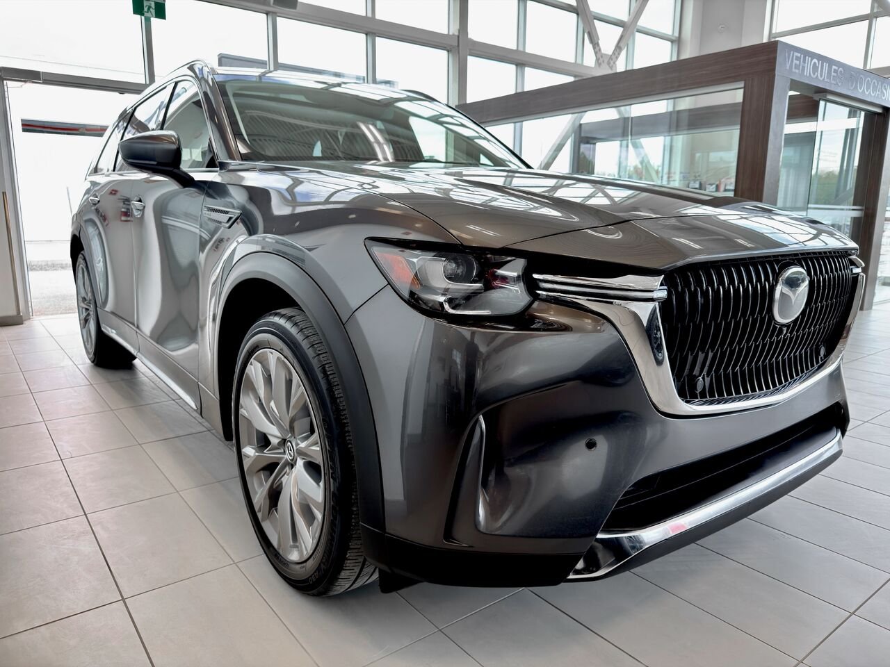 Mazda CX-90 hybride léger 2024 Noir Notre-Dame-des-Prairies - photo #6