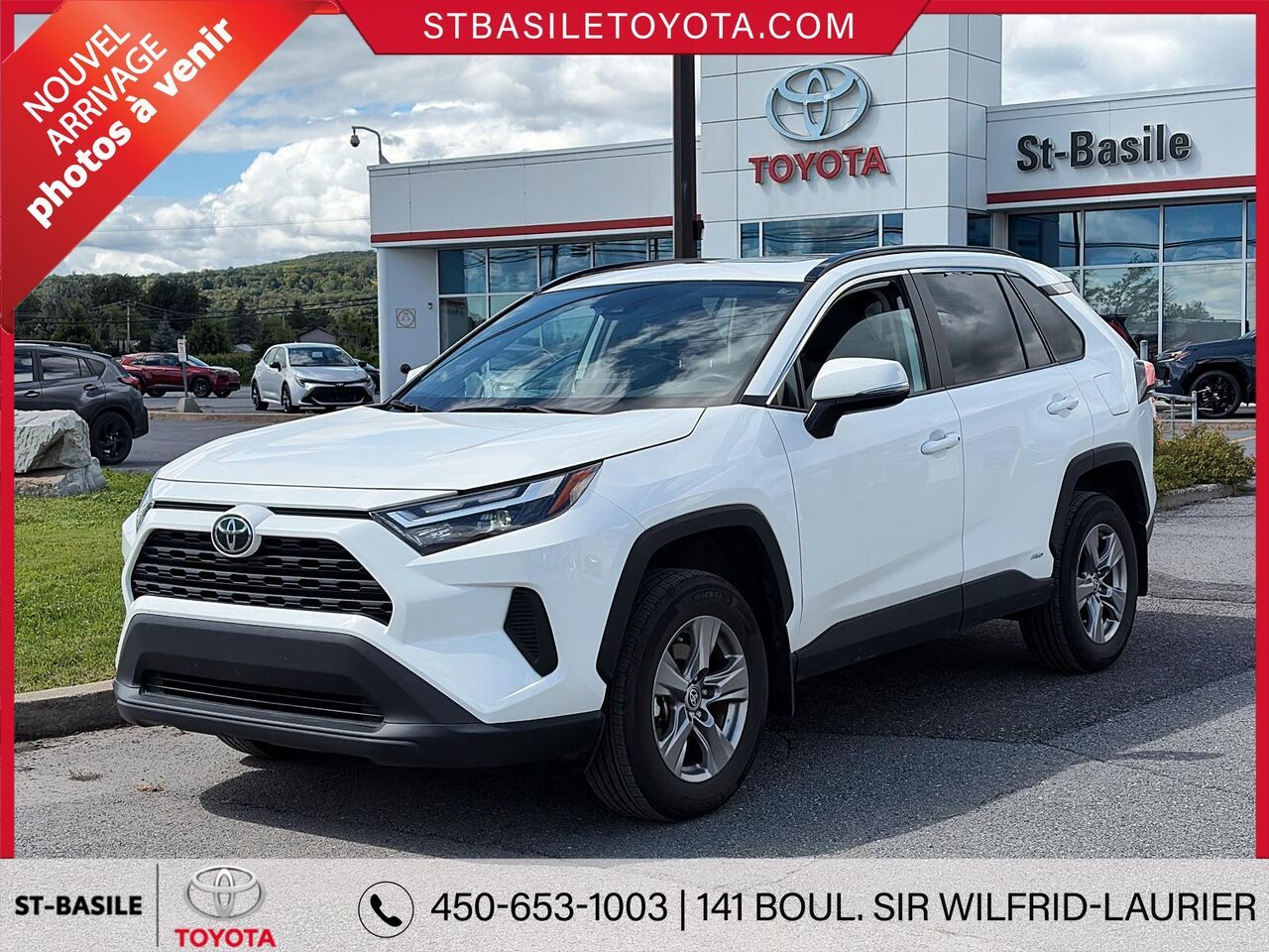 White 2025 Toyota RAV4 Hybrid SUV / Crossover All-Wheel Drive