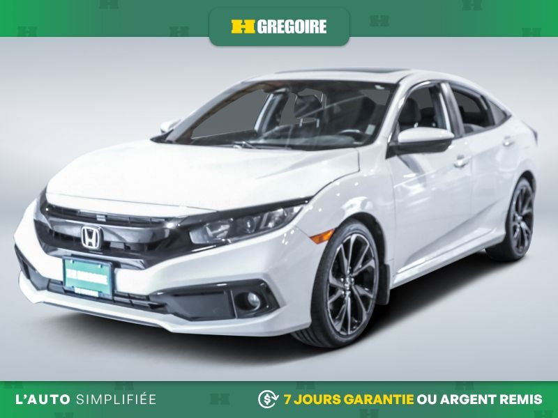 Honda Civic 2021 Blanc Blainville - photo #2