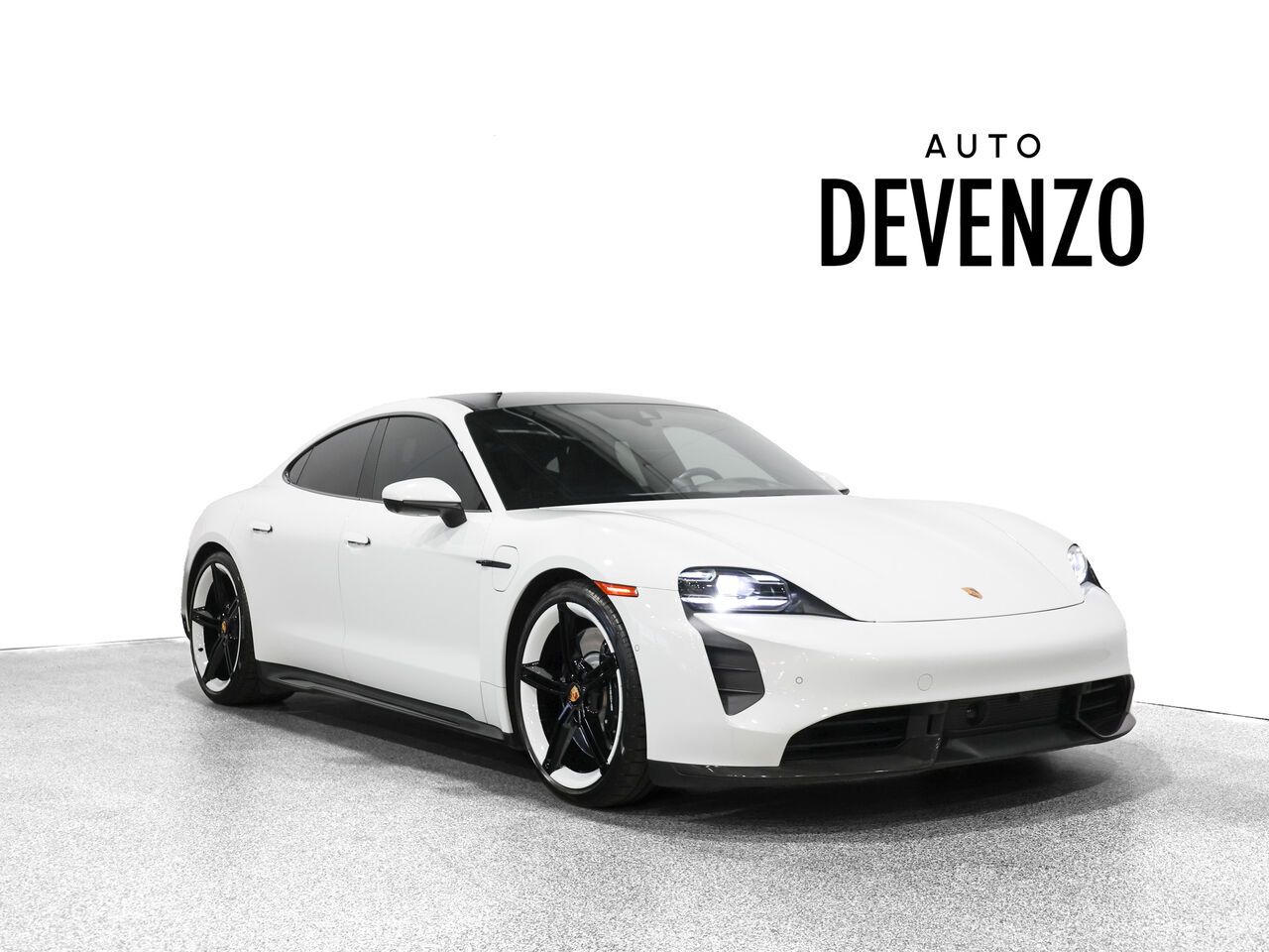 White 2023 Porsche Taycan Sedan All-Wheel Drive Automatic