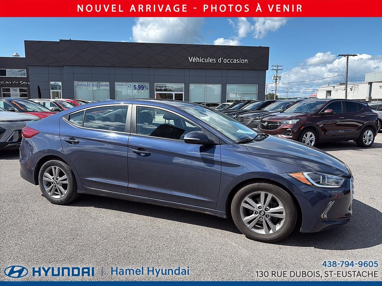 Hyundai Elantra 2018 Bleu Saint-Eustache - photo #0