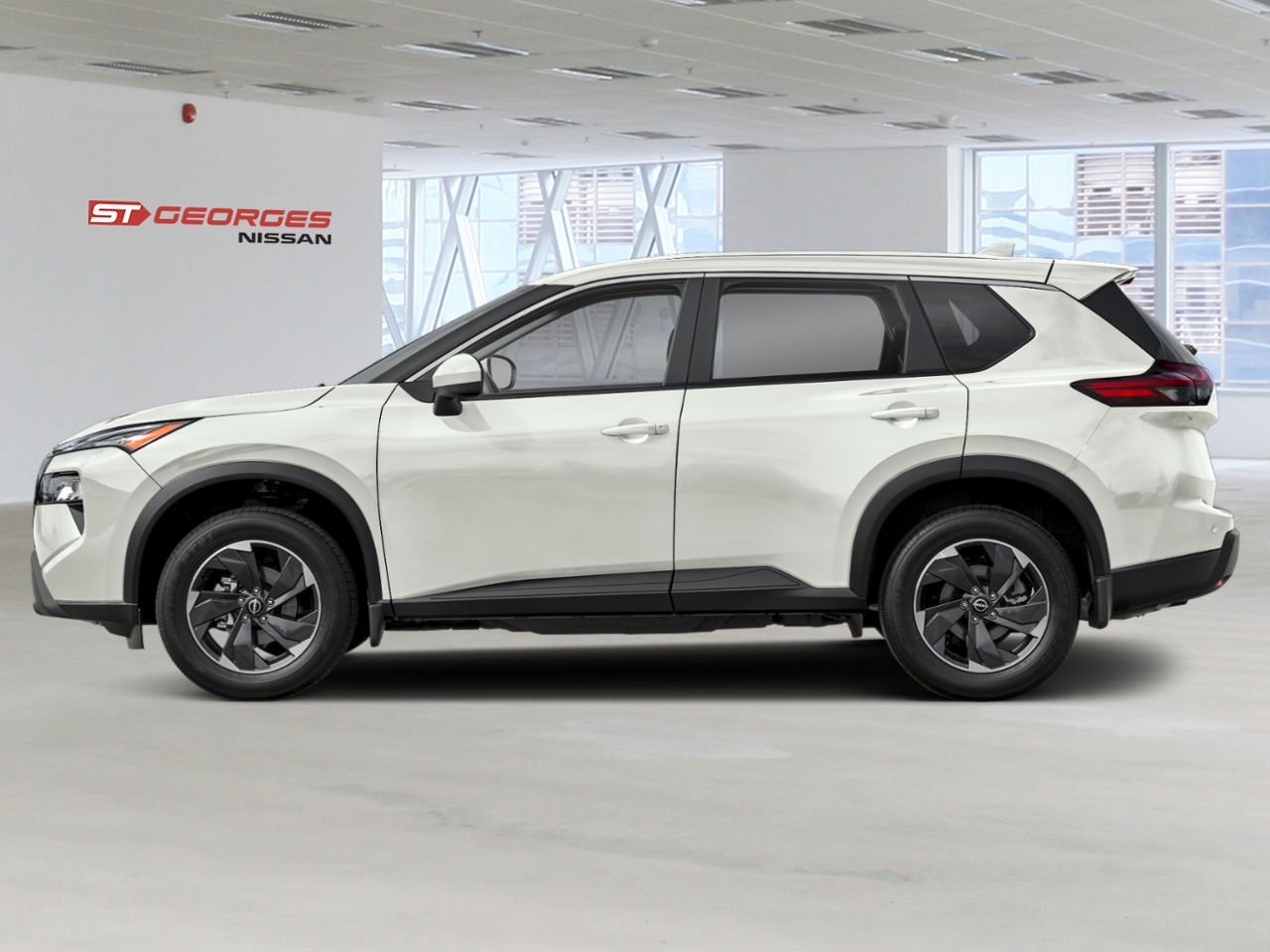 NISSAN Rogue 2026 Blanc Everest nacré triple couche Saint-Georges - photo #1