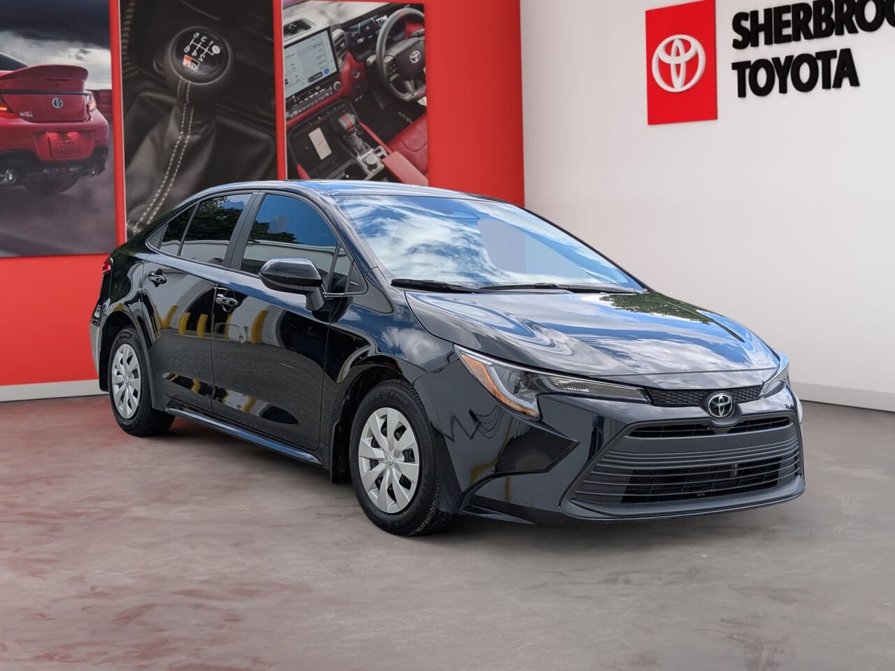 Toyota Corolla L/AC/CAMÉRA DE RECUL/COMMANDES AUDIO AU VOLANT/BLUETOOTH 2024 Noir minuit métallisé Sherbrooke - photo #1
