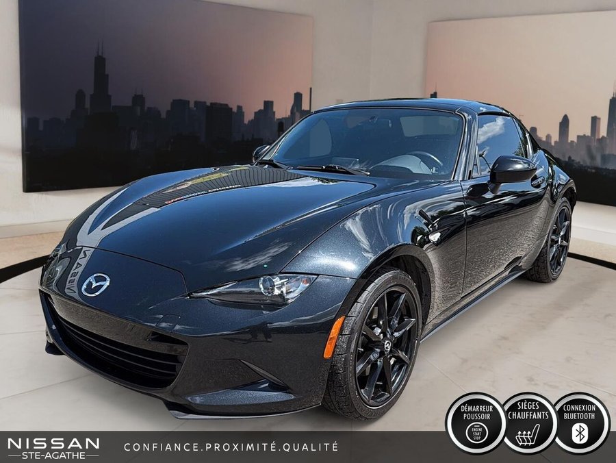 Mazda MX-5 RF GS-P | TOIT RIGIDE ESCAMOTABLE | MANUELLE 6 VITESSES | PROPULSION 2022 Noir