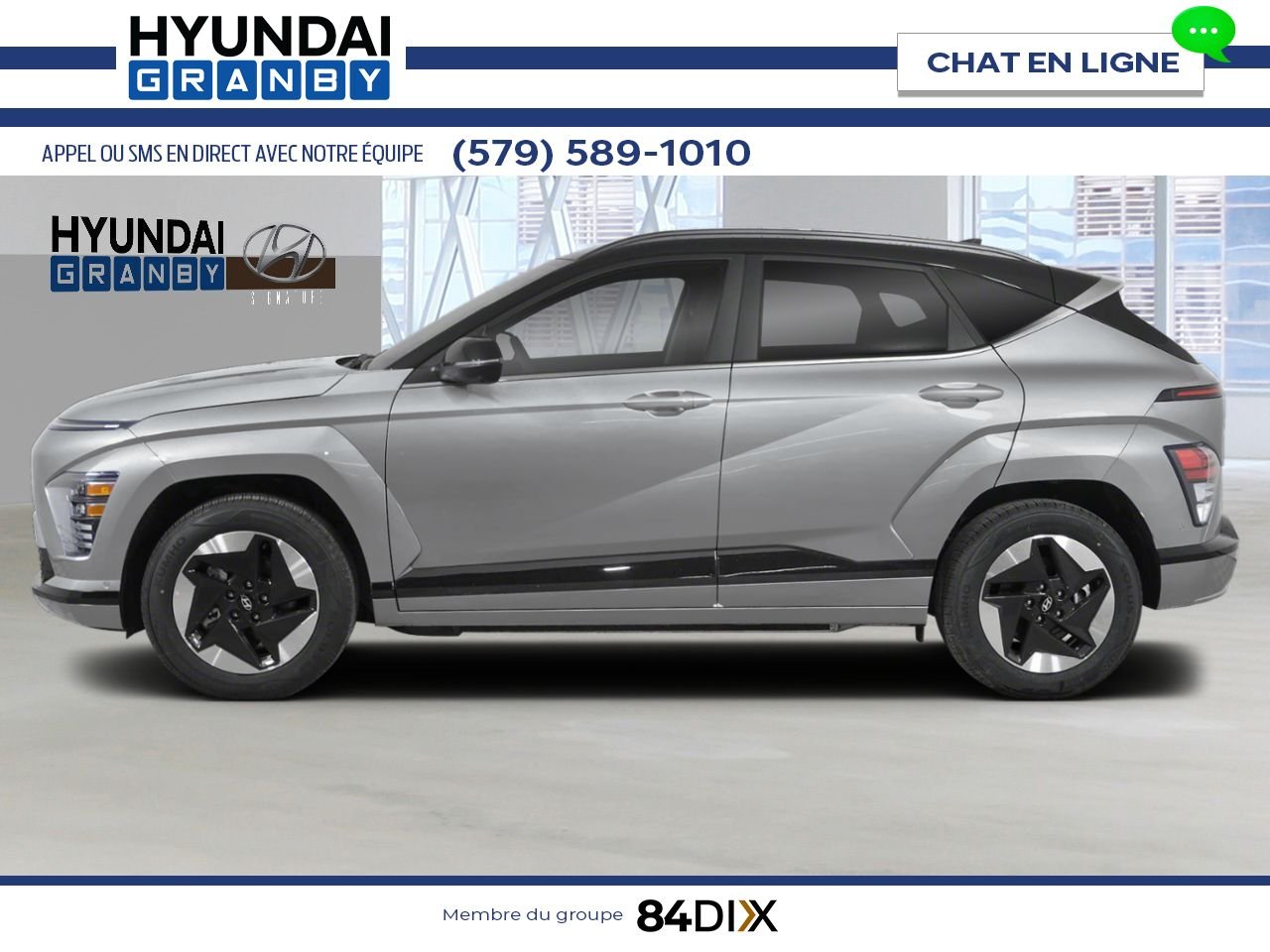 2026 HYUNDAI Kona Electric Cyber Grey w/Abyss Black Roof Granby - photo #1