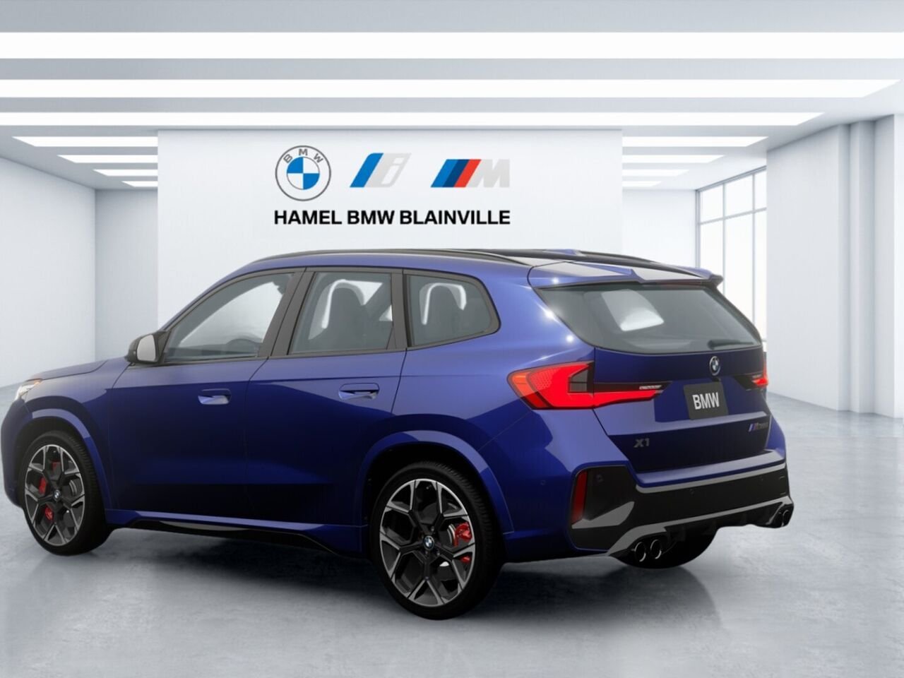 BMW X1 M35i 2026 Bleu Portimao givré métallisé Blainville - photo #1