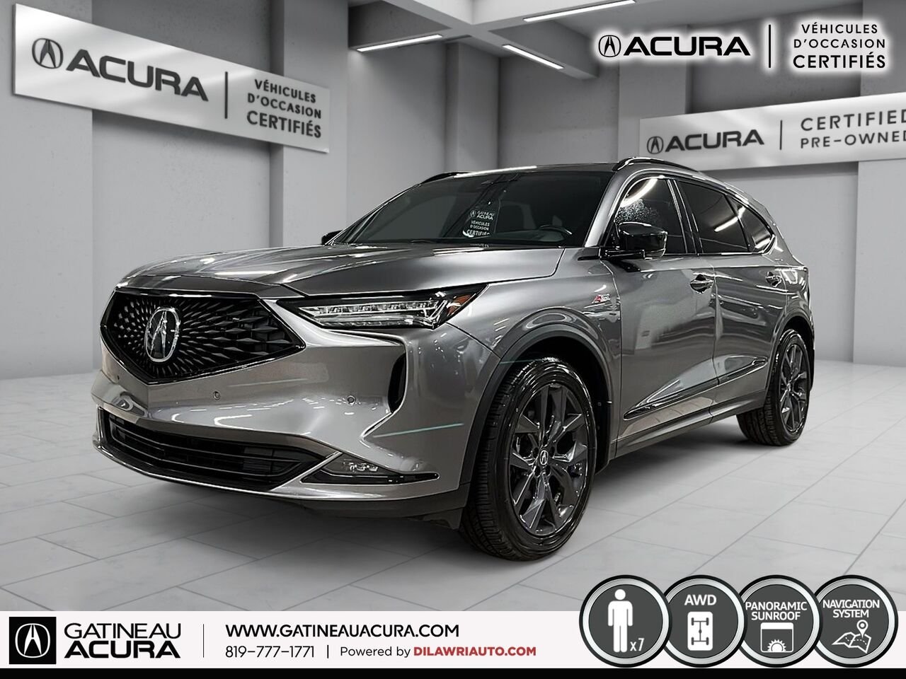 2023 Acura MDX A-Spec SH-AWD Grey Gatineau - photo #0