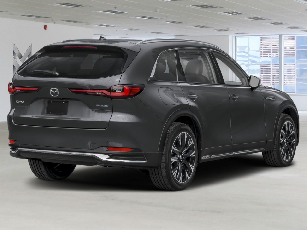 MAZDA CX-90 hybride rechargeable GT TI 2026 Gris mécanique métallisé Montmagny - photo #2