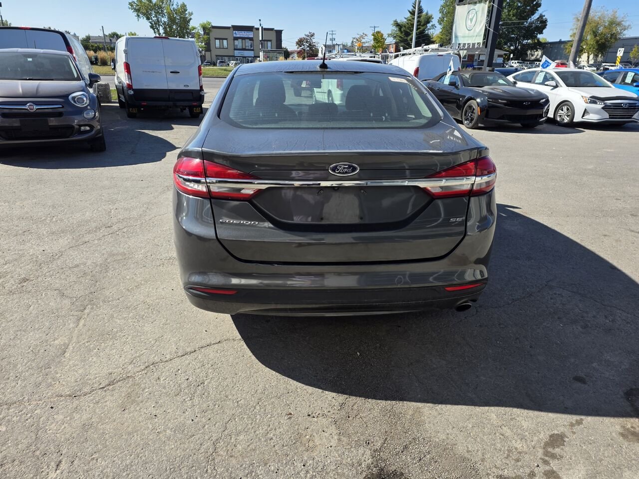 2017 Ford fusion Grey  - photo #3