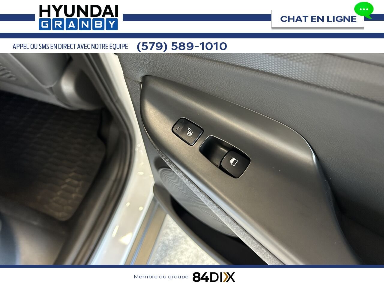 Hyundai Kona électrique 2023 Blanc Granby - photo #29