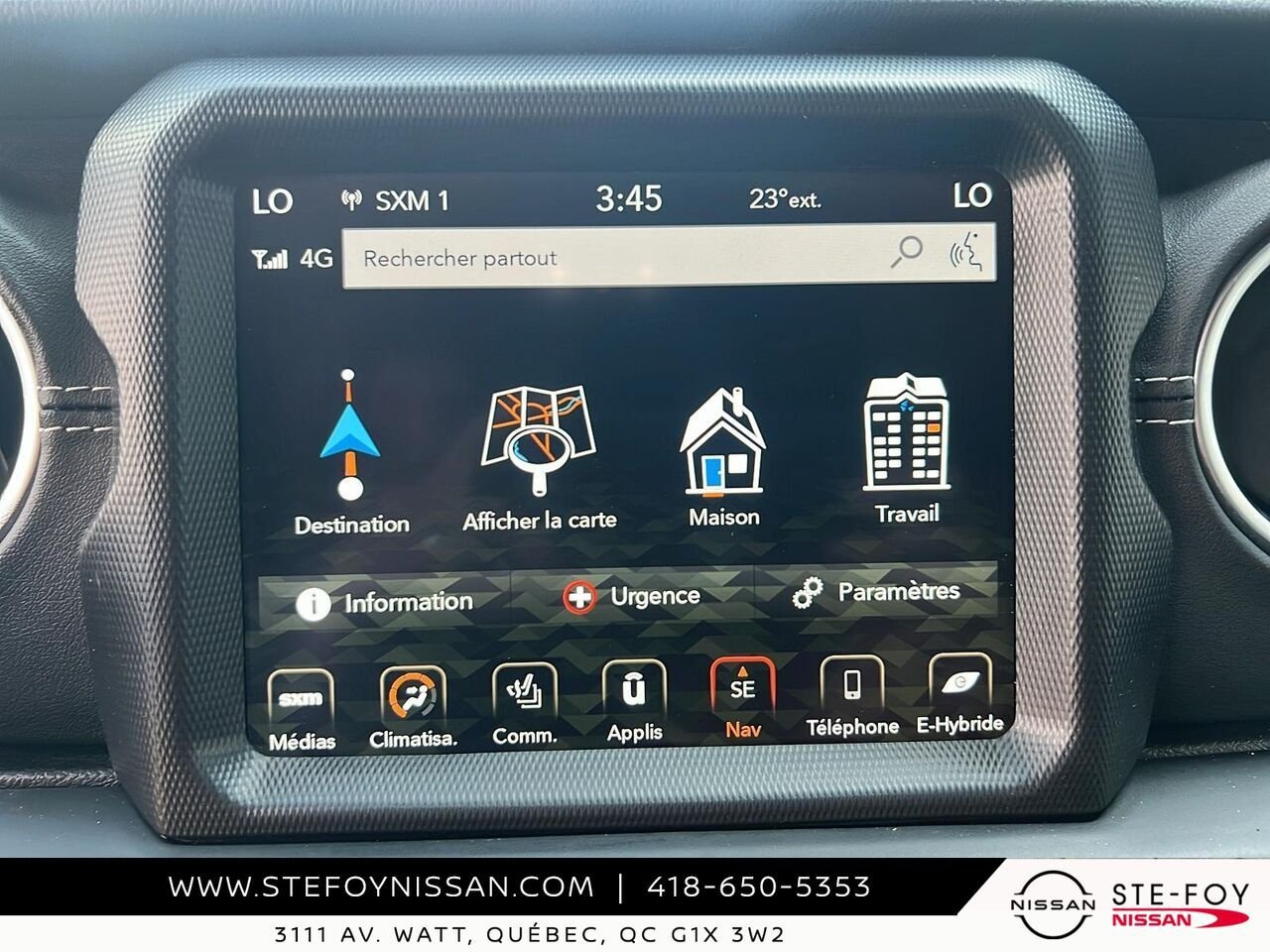 Jeep Wrangler 4xe SAHARA UNLIMITED 2022 Gris Ste-Foy - photo #18