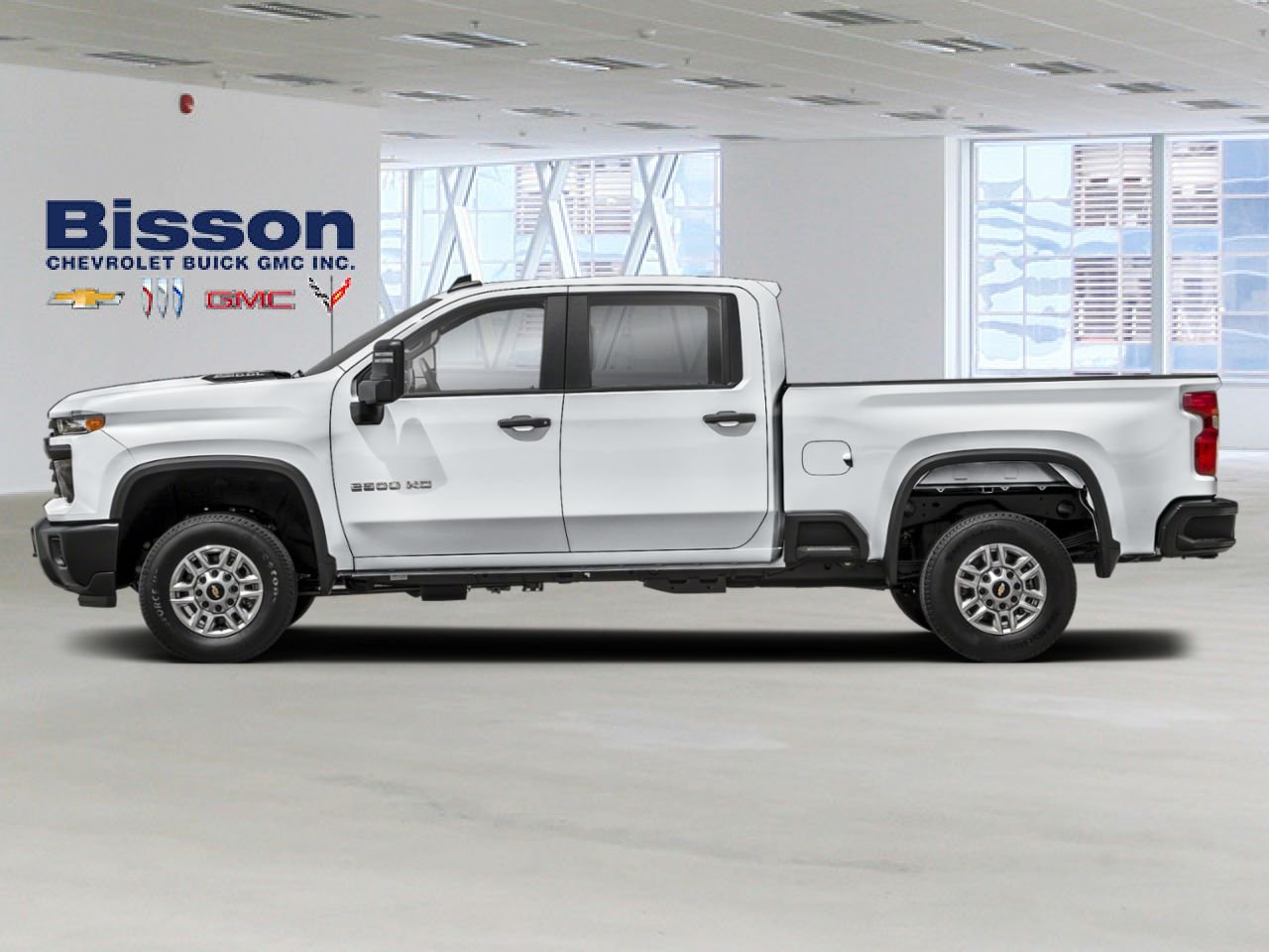 Chevrolet Silverado 2500HD LTZ cabine multiplace 4RM 172 po 2026 Blanc Thetford Mines - photo #1
