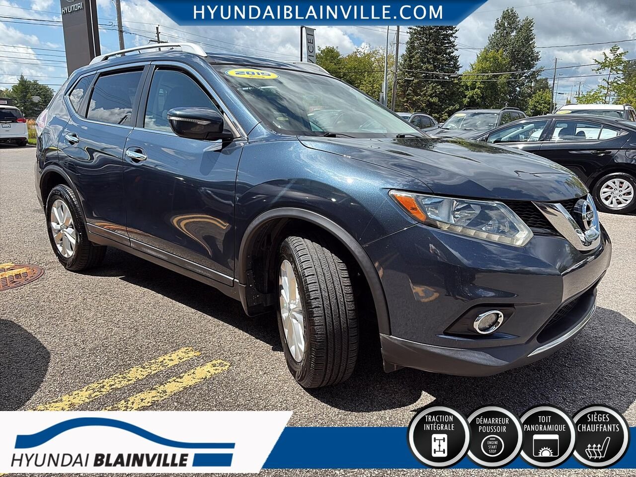 Nissan Rogue 2015 Gris Blainville - photo #2