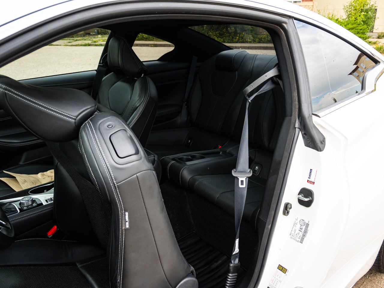 2017 INFINITI Q60 2dr Cpe 3.0t White Sherwood Park - photo #29