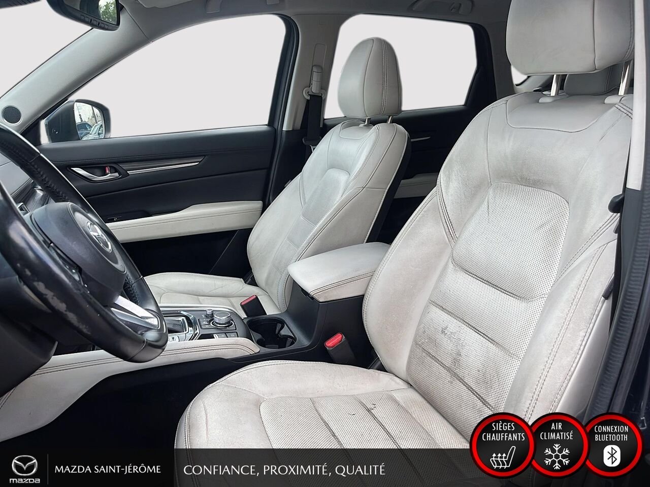 2019 Mazda CX-5 GT Turbo | TOIT OUVRANT | CUIR | AWD | Blue Saint-Jérôme - photo #17