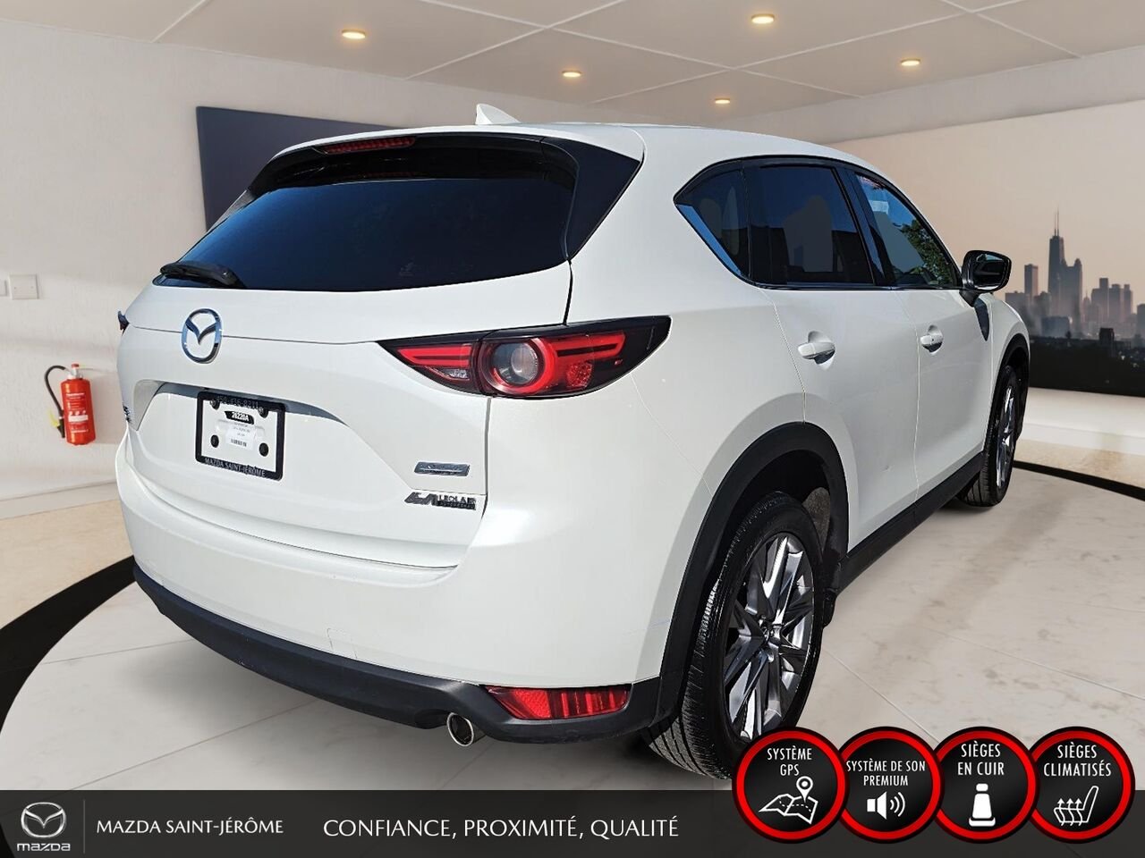 2019 Mazda CX-5 GT | TOIT OUVRANT | CUIR | AWD | White Saint-Jérôme - photo #5
