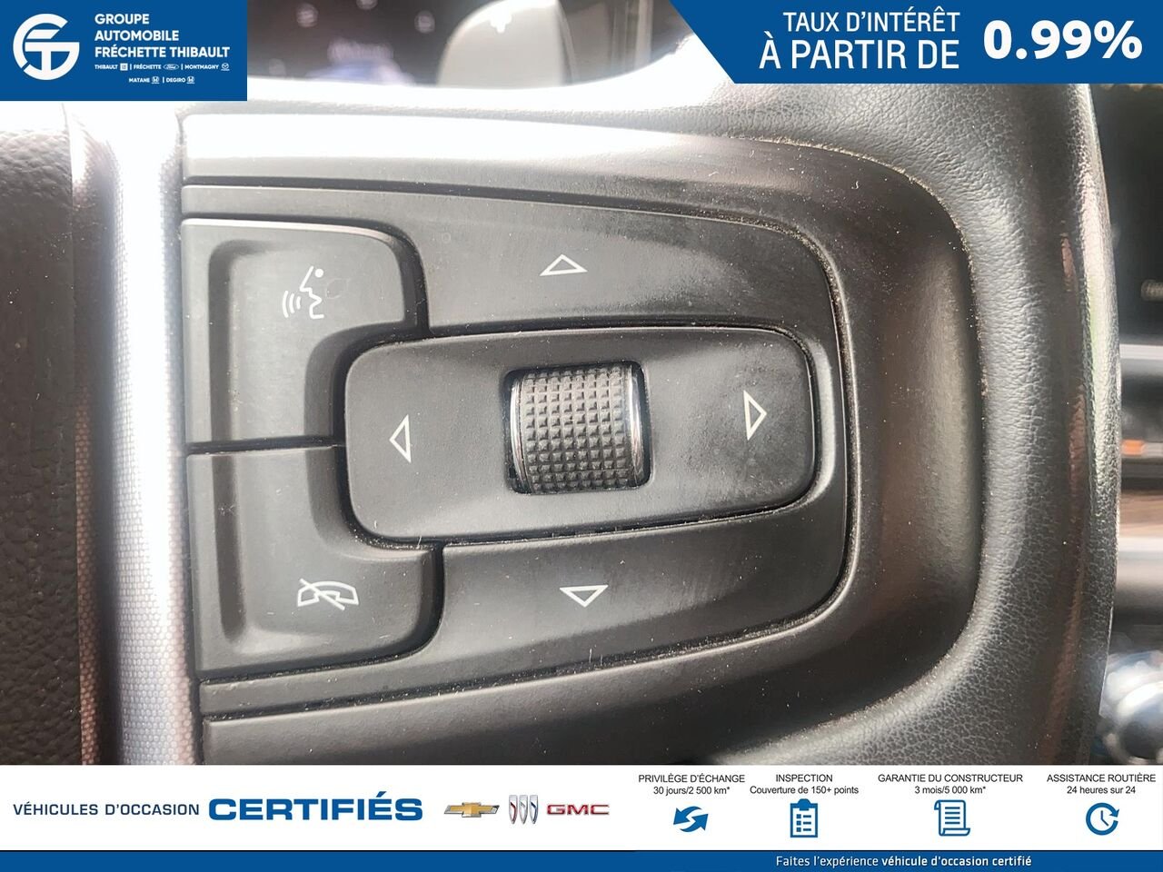 GMC SIERRA Elevation cabine multiplace 4RM 157 po 2024 Blanc Montmagny - photo #13