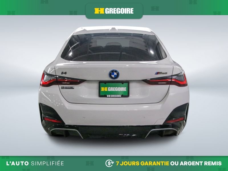 BMW i4 2023 Blanc Saint-Eustache - photo #5