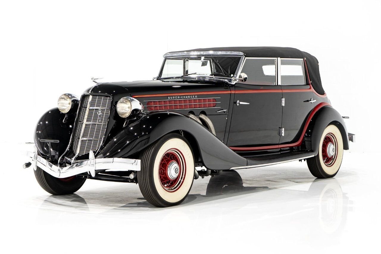 Auburn 851 Supercharge Phaeton **PRIX EN USD** 1935 Noir Montréal - photo #0