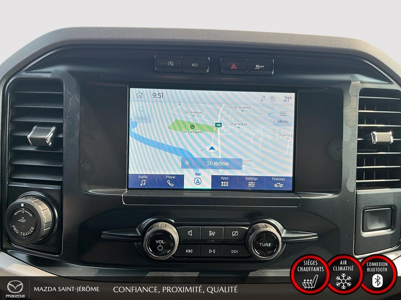 Ford F-150 XLT SUPERCREW | 4X4 | GROUPE REMORQUAGE | 3.5L ECOBOOST | 2023 Blanc Saint-Jérôme - photo #21