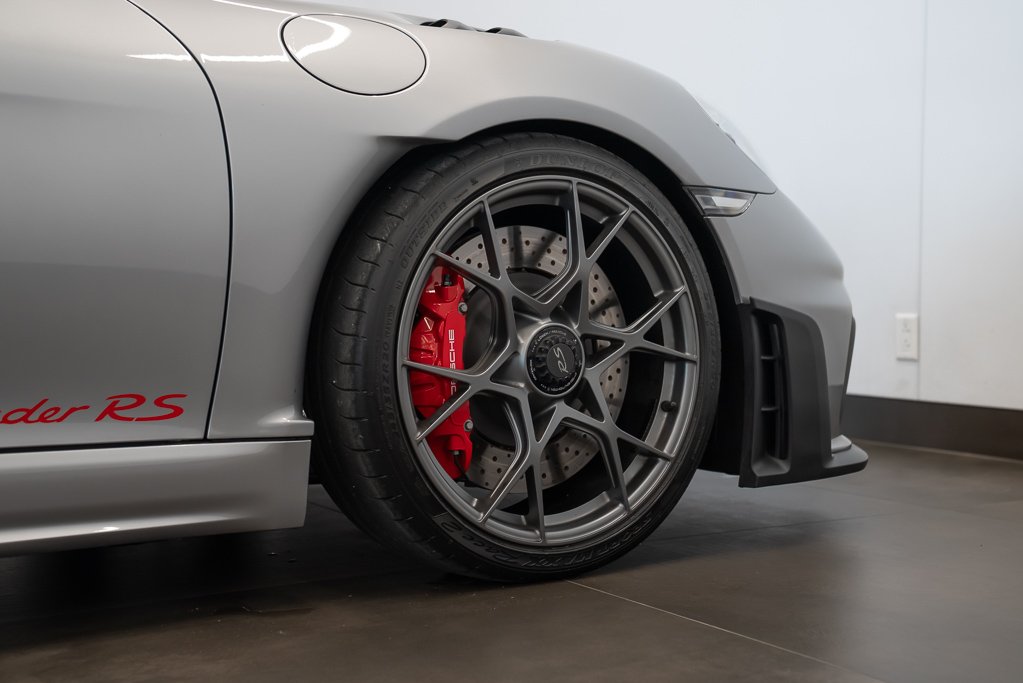 Porsche 718 Spyder RS Roadster Spyder 2024 Argent Kirkland - photo #9