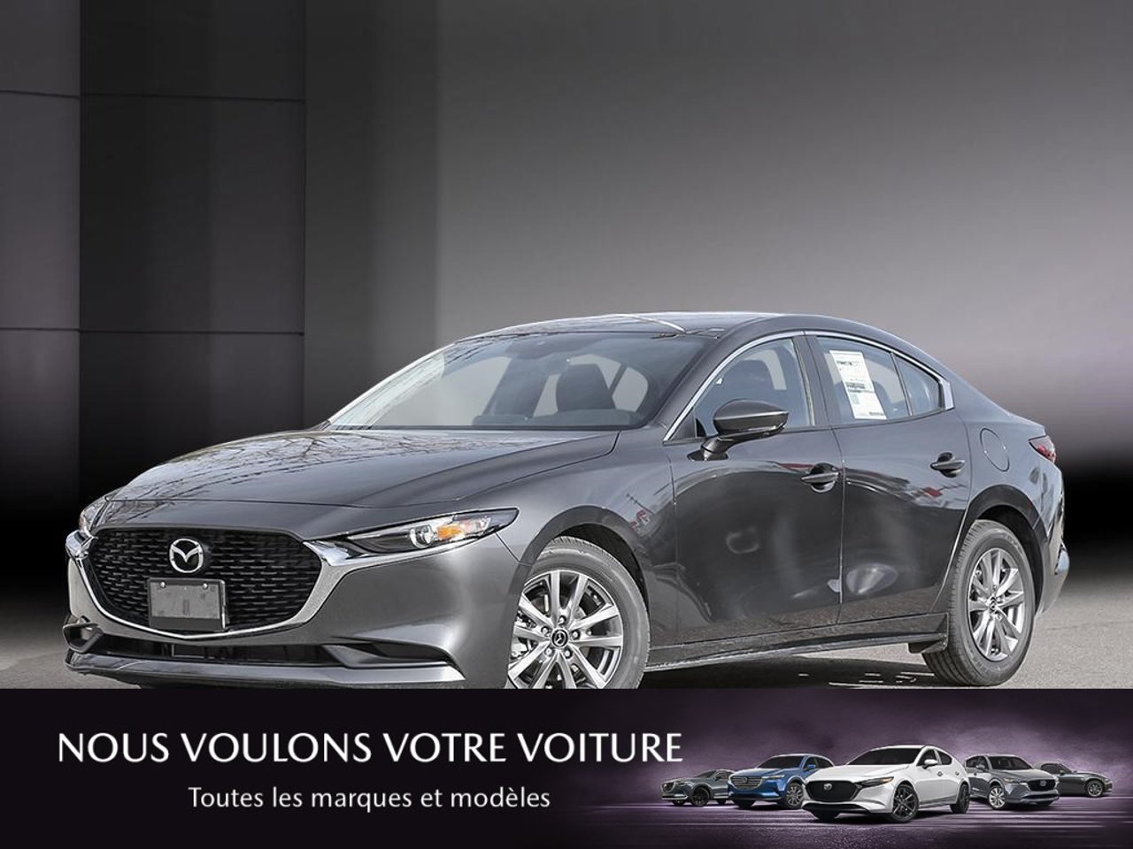 2026 Mazda Mazda3 3MZBPABL0TM513233 Machine Grey Metallic Mirabel - photo #0