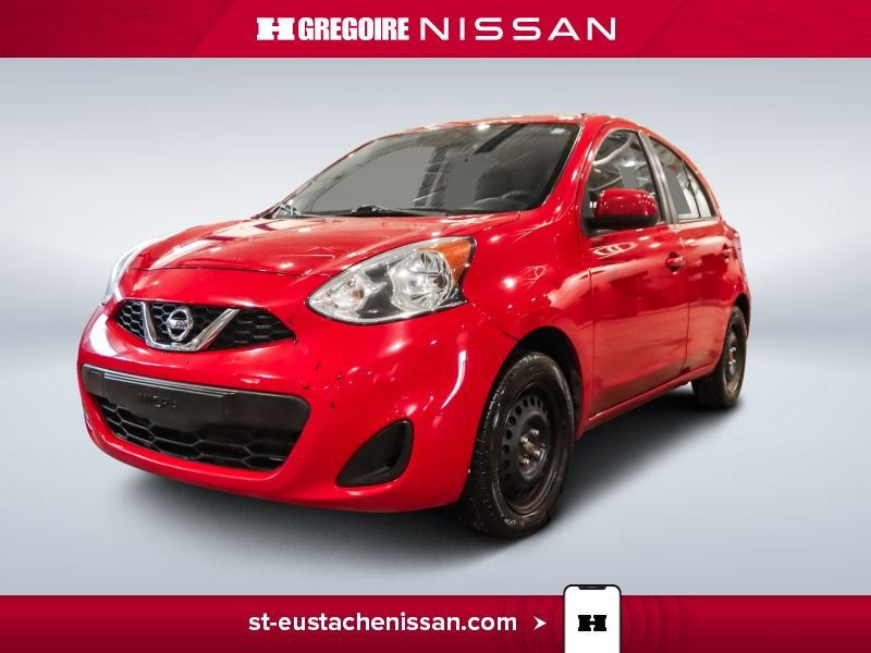 Nissan MICRA SR4600 | S AUTOMATIQUE CLIMATISATION BAS KILOMETRAGE 2017 Rouge Laval - photo #4