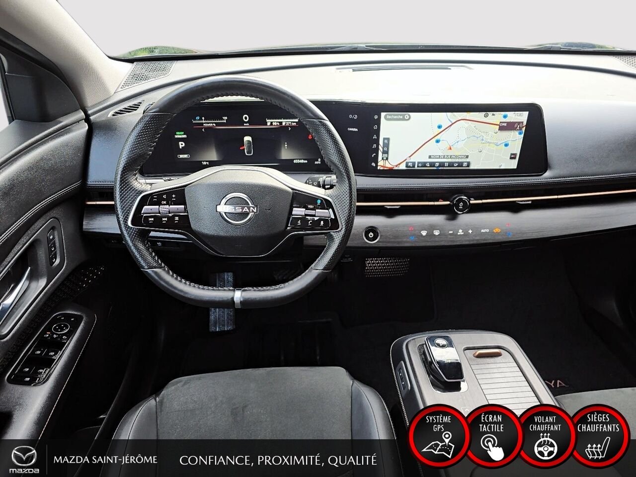 Nissan ARIYA ENGAGE | 348 KM D'AUTONOMIE | RECHARGE RAPIDE 130 KW | 1 PROPRIÉTAIRE 2023 Bleu Saint-Jérôme - photo #21
