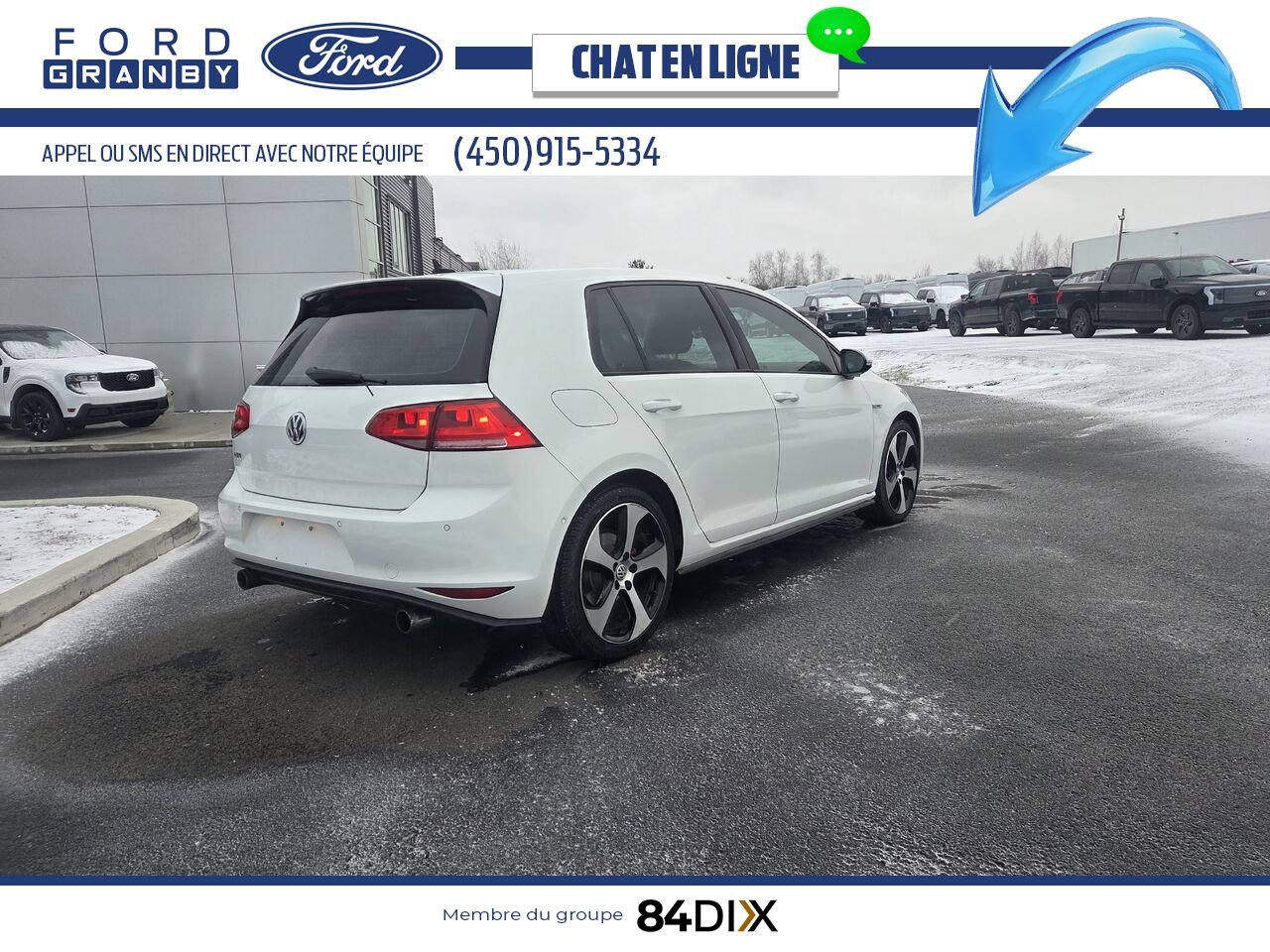 Volkswagen Golf GTI 2016 Blanc Granby - photo #6