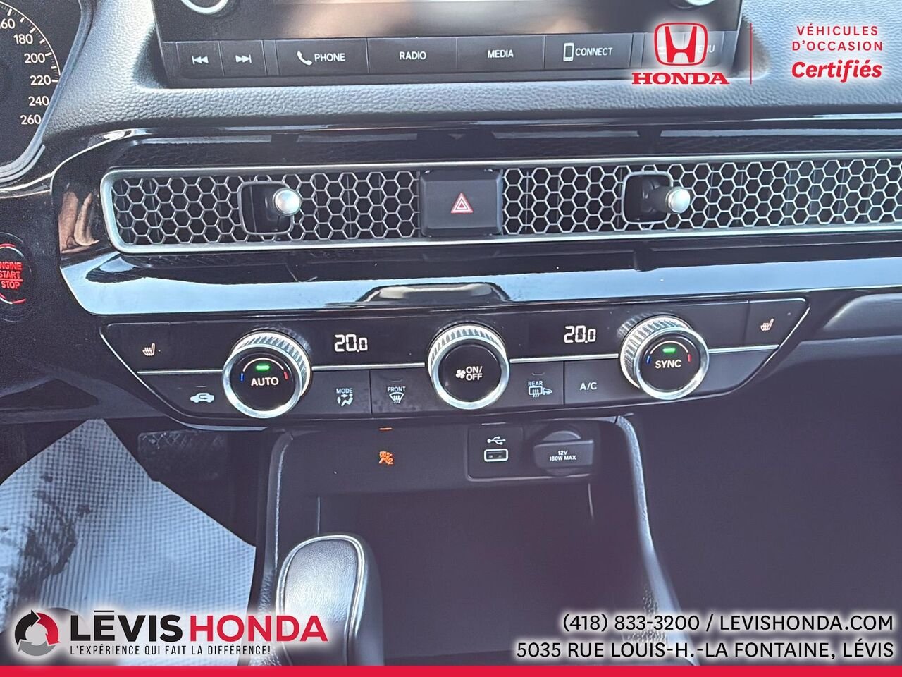 Honda Civic EX EX CVT 2024 Blanc Lévis - photo #22