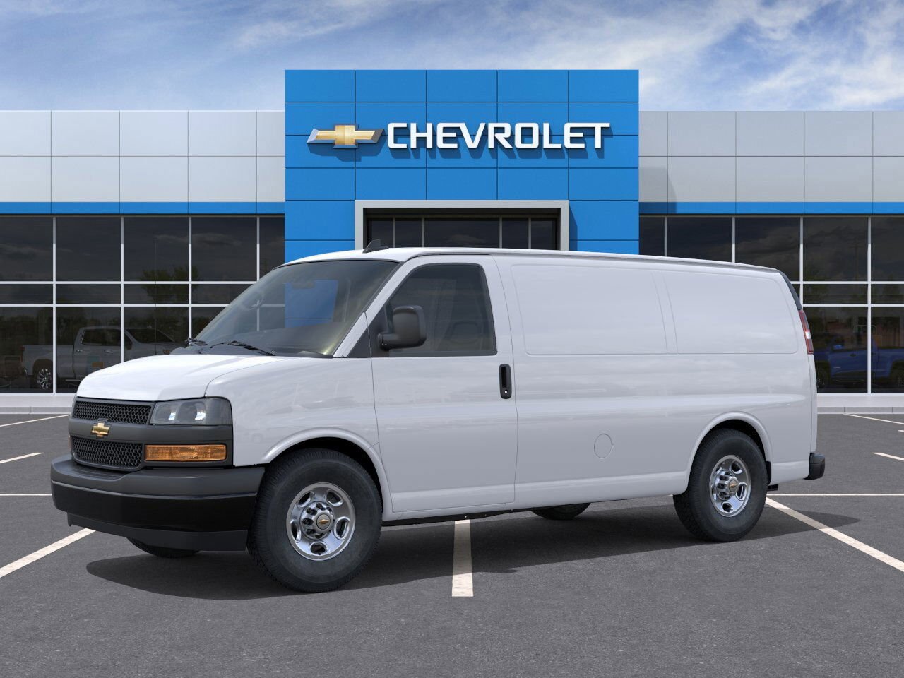 Chevrolet Fourgonnette Express utilitaire Traction arrière 2500 135 po 2025 Blanc sommet Ottawa & Gatineau - photo #1