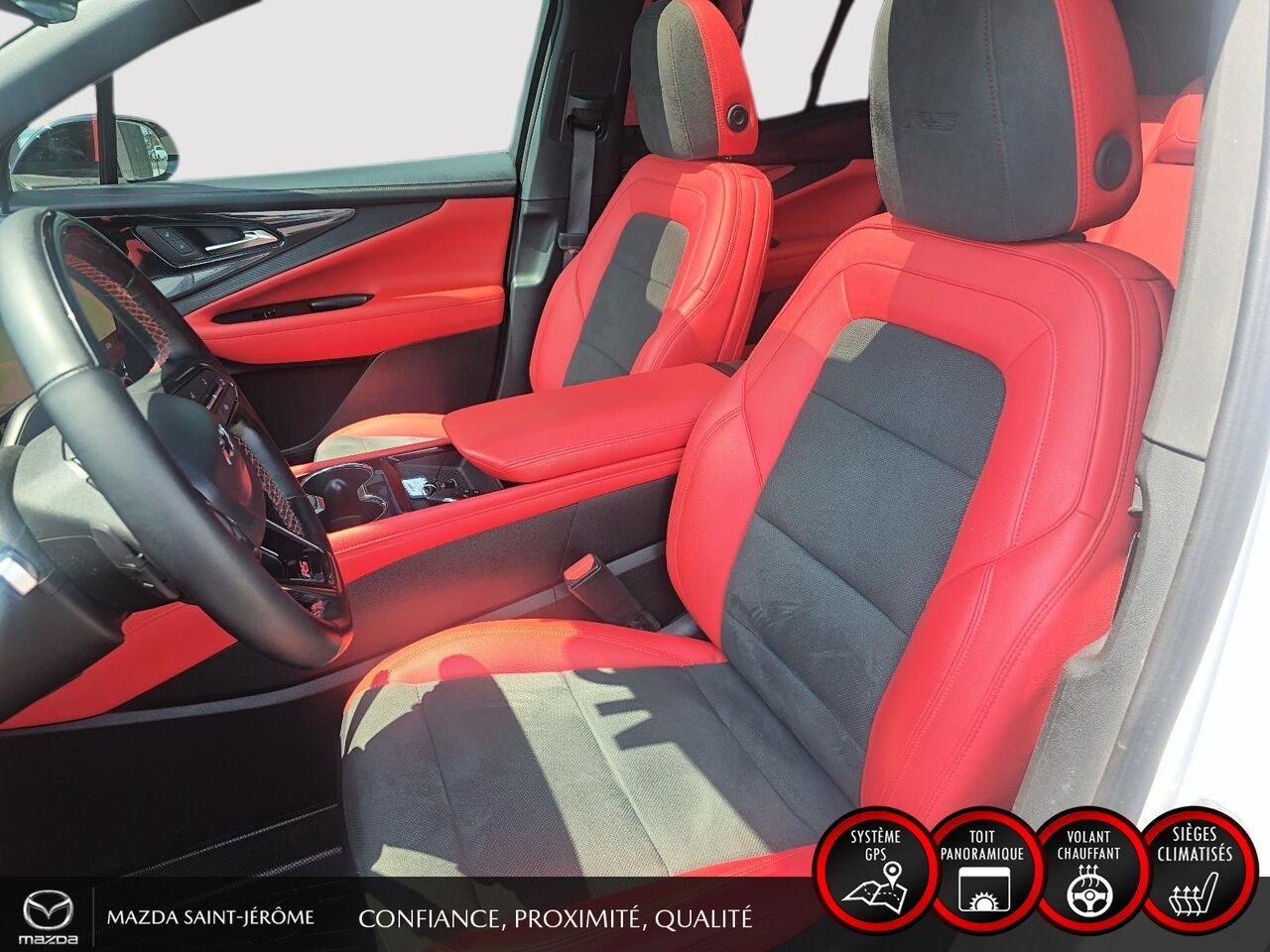 2025 Chevrolet Blazer EV RS | AWD | TOIT PANORAMIQUE | 85 kWh | SIÈGES VENTILÉS White Saint-Jérôme - photo #17
