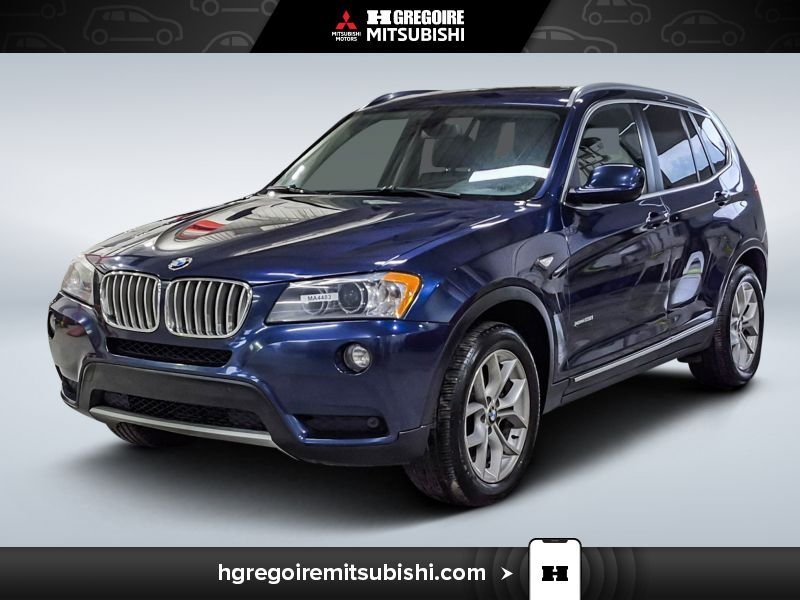 BMW X3 MA4483 | xDrive28i *AWD* Cuir * Mags * Toit * Caméra 2014 Bleu Laval - photo #2