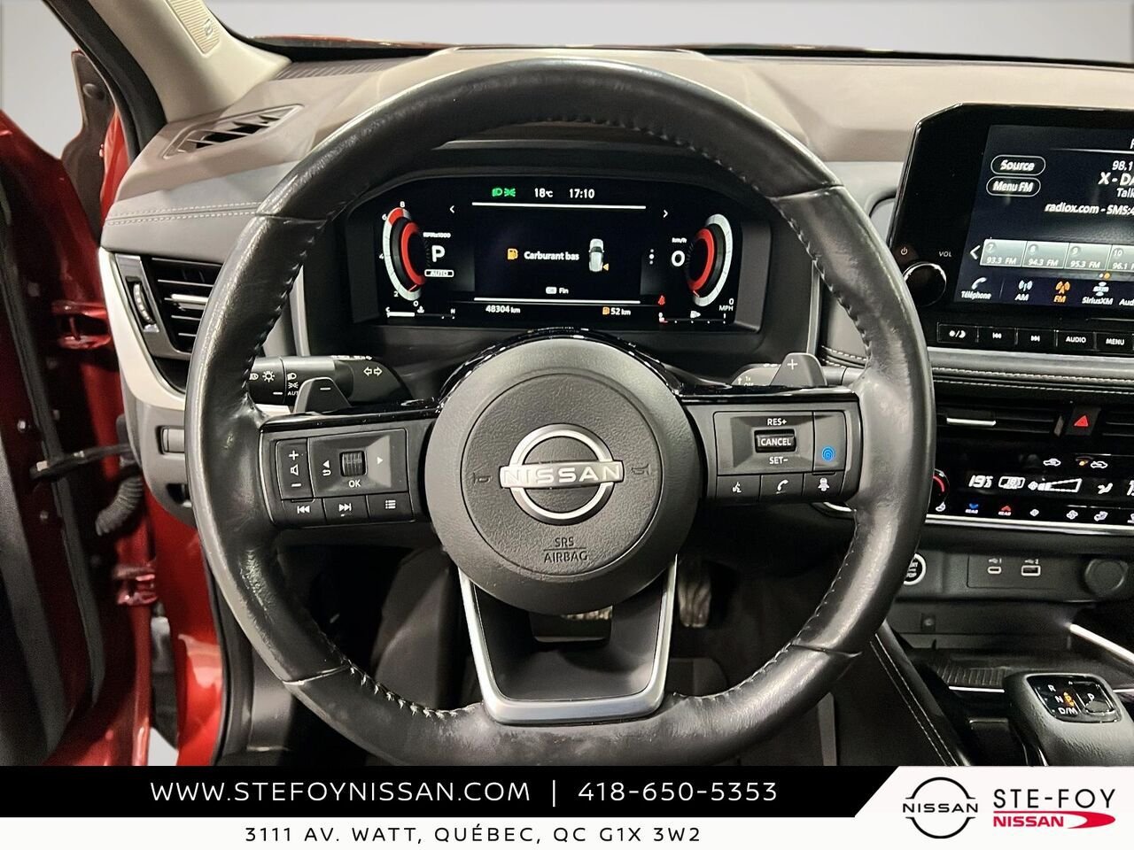 2023 Nissan Rogue Platine 4WD Cuir Red Ste-Foy - photo #11
