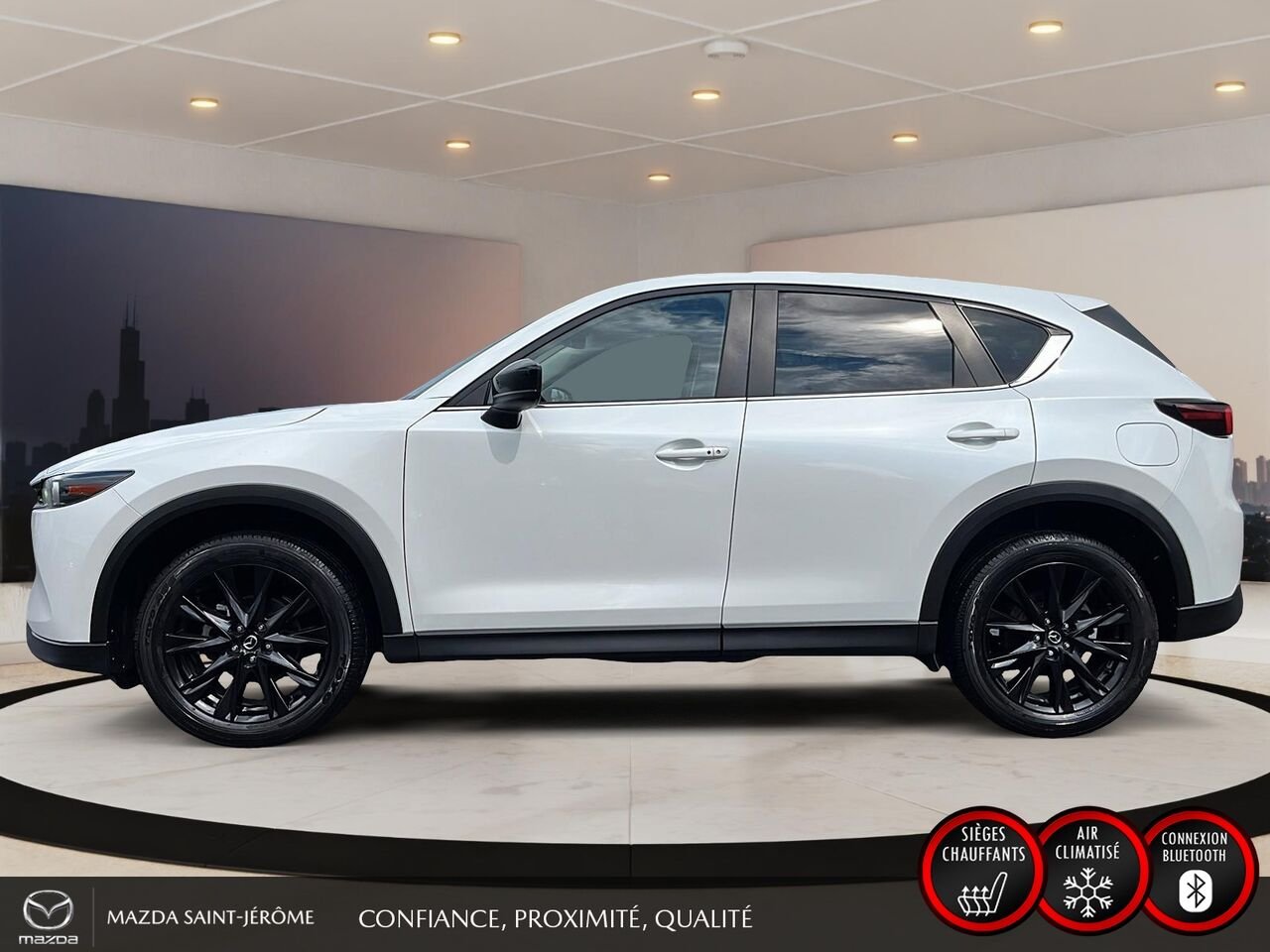 2022 Mazda CX-5 Édition Kuro | TOIT OUVRANT | CUIR | AWD | White Saint-Jérôme - photo #10