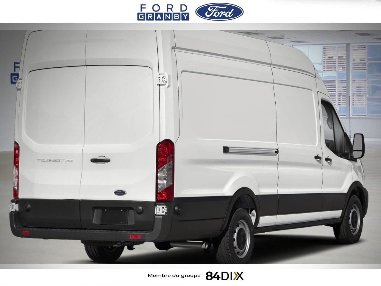 2026 Ford Transit Cargo Van Oxford White Granby - photo #2