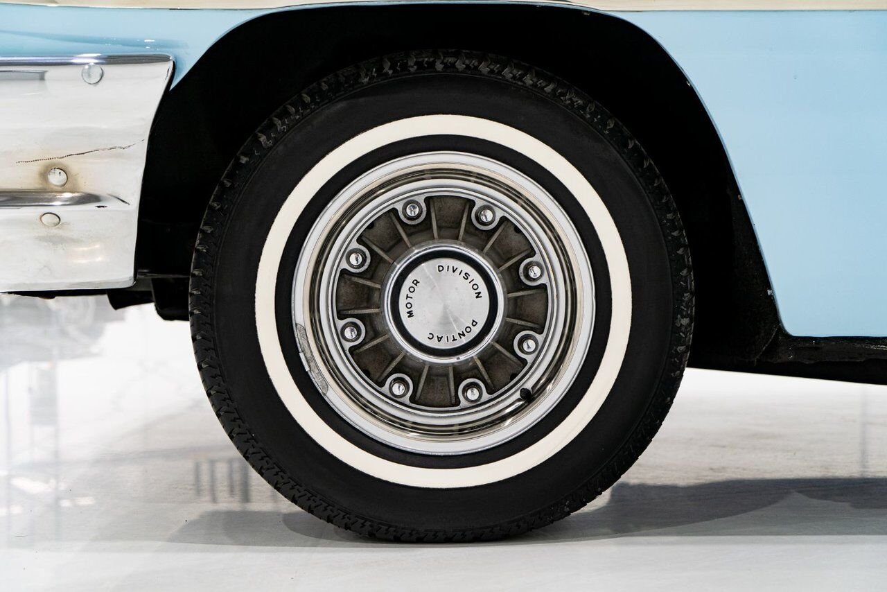 Pontiac Bonneville **PRIX EN USD**C8 Suffix 389cu.in. TriPower 4 Speed 1961 Bleu Montréal - photo #47