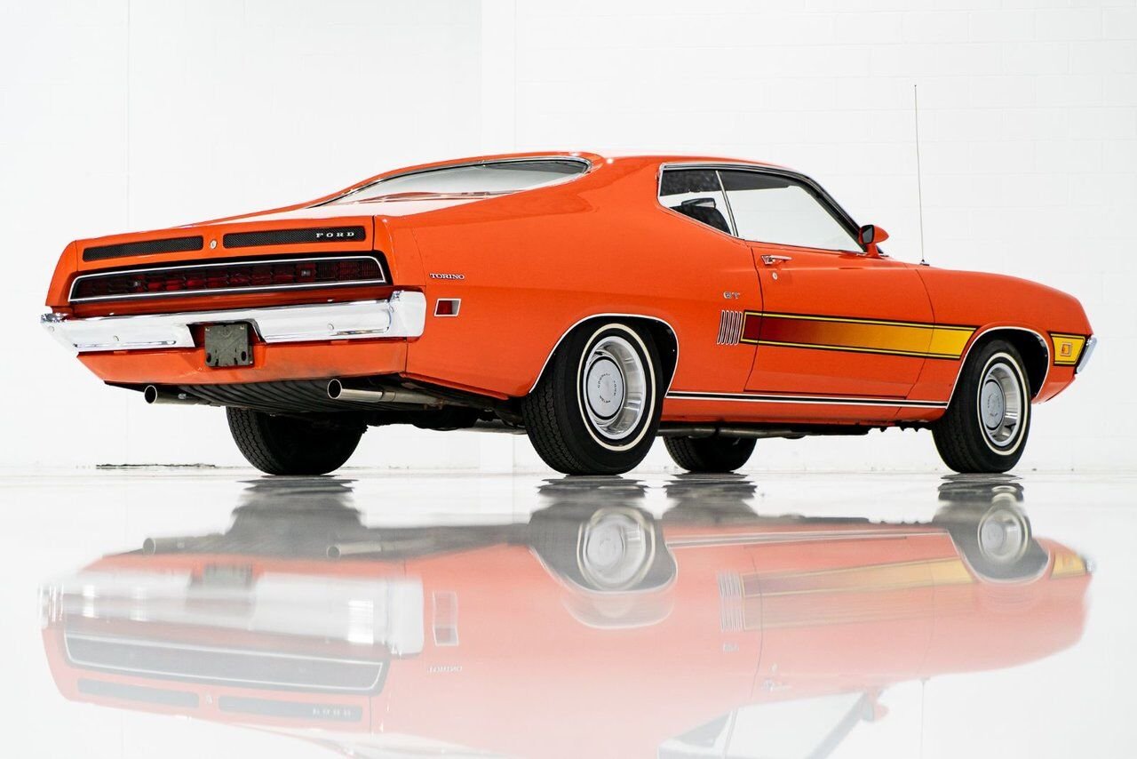 Ford Torino PRIX EN USD | GT Survivor. 33,462 original miles 429cu.in. 1970 Orange Montréal - photo #32