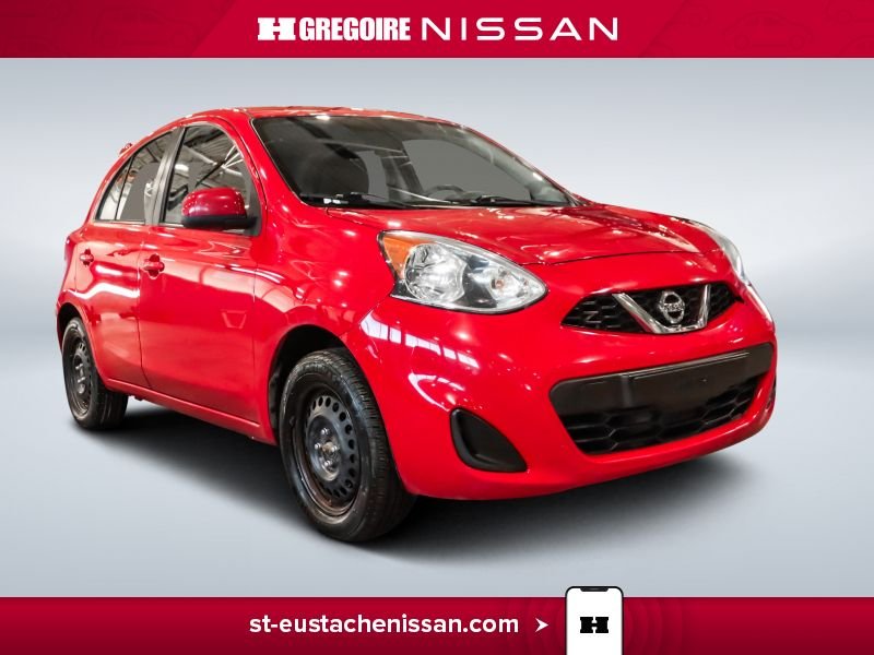 Nissan MICRA SR4600 | S AUTOMATIQUE CLIMATISATION BAS KILOMETRAGE 2017 Rouge Laval - photo #0