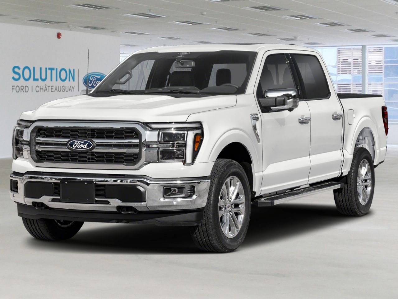 Ford F-150 LARIAT CABINE SUPERCREW 4RM CAISSE DE 5,5 PI 2026 Blanc Oxford Châteauguay - photo #0