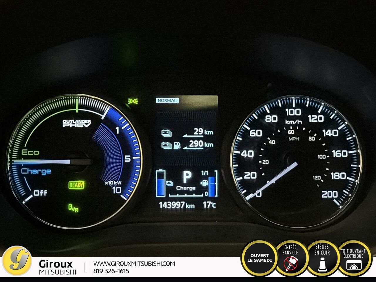2022 MITSUBISHI OUTLANDER PHEV BLACK EDITION Grey Sainte-Agathe-des-Monts - photo #13