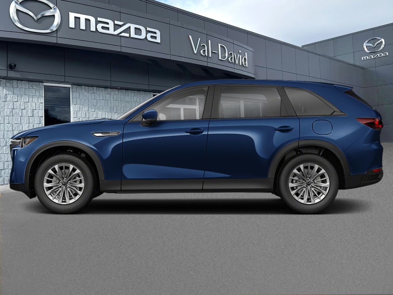 Mazda CX-90 hybride rechargeable GS TI, COMMANDE AUDIO AU VOLANT, VOLANT CHAUFFANT 2026 Bleu cristal foncé mica Val-David - photo #1