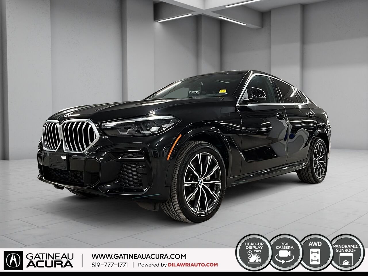2023 BMW X6 xDrive 40i coupé Black Gatineau - photo #0