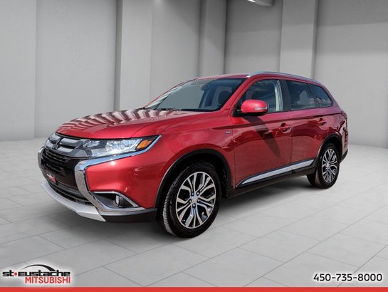 Mitsubishi Outlander SE AWC V6-7 PLACES-TOIT OUVRANT-SIÈGES CHAUFFANTS-BLUETOOTH 2016 Rouge