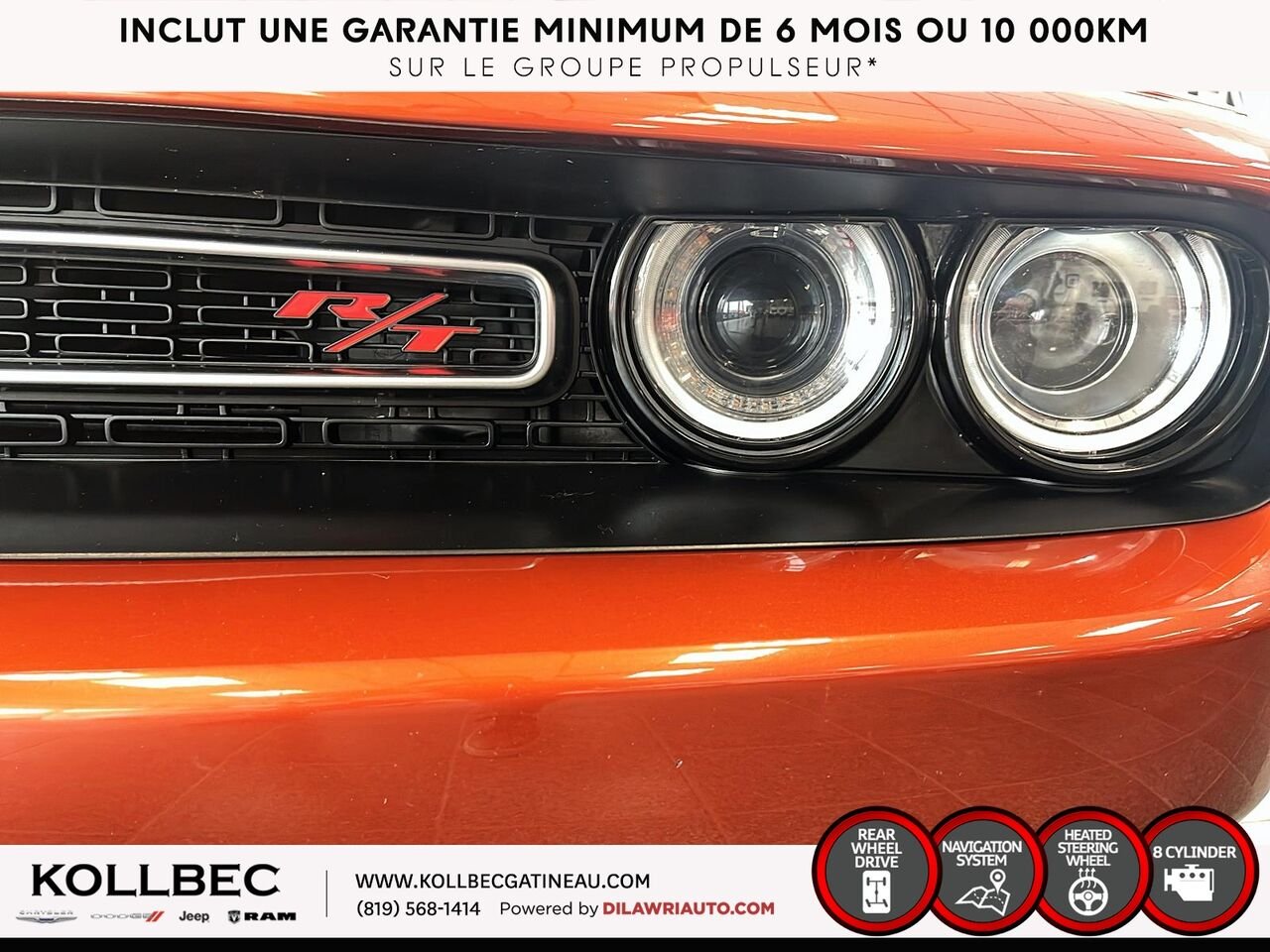 DODGE CHALLENGER R/T 2021 Orange Ottawa & Gatineau - photo #16